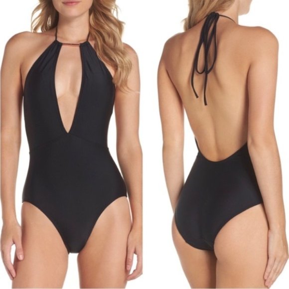 Ted Baker London Other - Ted Baker London Pikaa Black Halter Swimsuit